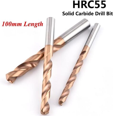 1pcs 2mm-20mmx100mm OAL HRC55 مجموعة حفر كربيد صلبة ، مجموعة الحفر الملتوية اللولبية للأداة الصلبة المقاوم للصدأ (19 مم) in Saudi Arabia