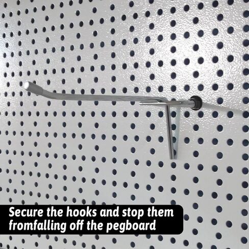 أقفال خطاف Pegboard ، أقفال بلوحة بيغو سوداء 120 بكسل لإيقاف السنانير Peghook سدادة القفل الأوتاد الرف in Kuwait
