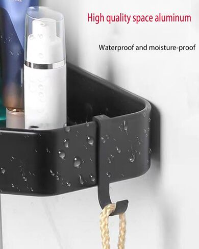 J Hook for Wire Shelving, 5pcs Aluminum Grid Hooks Heavy Duty S Hooks Hanging for Kitchenware Spoons Pans Pots Utensils Clothes Bags Towers Tools Plants(Black) in Kuwait