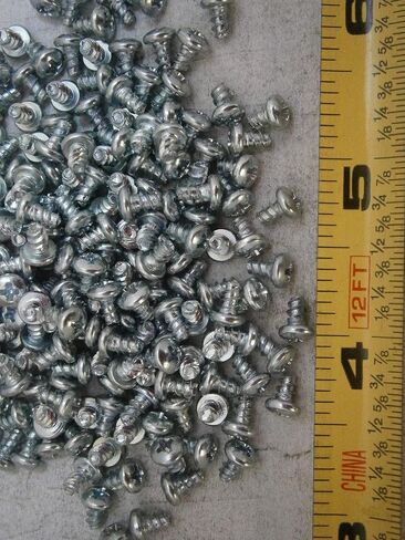 New Pack of Thread Cutting Screw #4 x 3/16" Long Plastite Steel Zinc Plated Lot of 100#4650 Multi-Purpose Comprehensive Hardware Fastener Assortment Kit WnyNEH04322 in Saudi Arabia