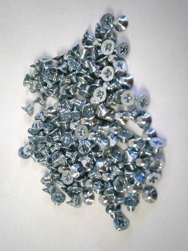 New Pack of M2.5 X 3 Phil Flat 100° Machine Screw Steel Trivalent Lot of 100#1744 Multi-Purpose Comprehensive Hardware Fastener Assortment Kit WnyNEH05419 in Saudi Arabia