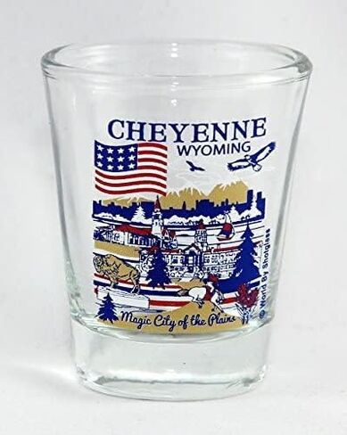 مجموعة Cheyenne Wyoming Great American Cities Glass Glass in Saudi Arabia