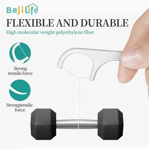 موزع اختيار خيط الأسنان ، 88 موزعًا لخطابًا مع مربعين [8 Count] حامل خيط الأسنان المحمول ، Total [104 Count] Floss for البالغين Home Travel Hotel in Kuwait