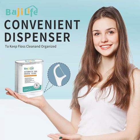 موزع اختيار خيط الأسنان ، 88 موزعًا لخطابًا مع مربعين [8 Count] حامل خيط الأسنان المحمول ، Total [104 Count] Floss for البالغين Home Travel Hotel in Kuwait