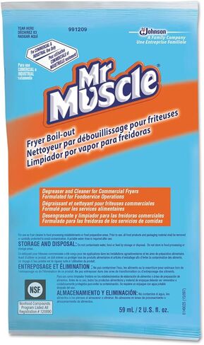 Mr. Muscle 991209 Fryer Boil-Out 2oz Packet 36/Carton in Kuwait