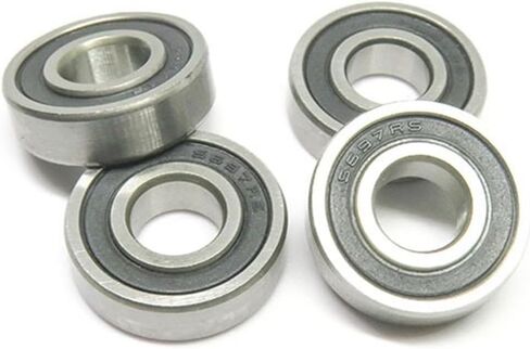 10pcs S694RS تحمل 4x11x4 694RS من الفولاذ المقاوم للصدأ تحمل S694 2RS محمل كرة أخدود عميق 4 * 11 * 4 695 696 697 698 693 RS 2RS (S698-2RS 8x19x6mm) in Saudi Arabia