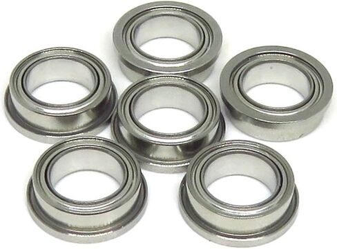 1Pcs SFR168 ZZ Hybrid Ceramic Flange Bearing 6.35x9.525x3.175 SFR168C ZZ FR168ZZ Flanged Ceramic Bearing 1/4 X 3/8 X 1/8 Inch(SFR133C-ZZ) in Saudi Arabia