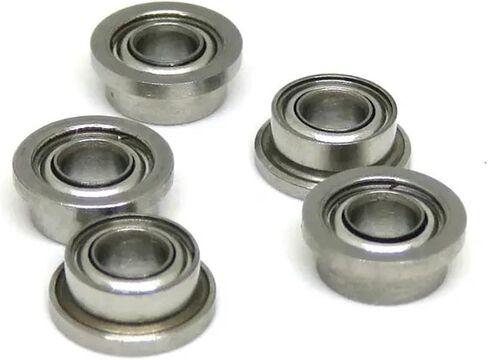 1Pcs SFR168 ZZ Hybrid Ceramic Flange Bearing 6.35x9.525x3.175 SFR168C ZZ FR168ZZ Flanged Ceramic Bearing 1/4 X 3/8 X 1/8 Inch(SFR133C-ZZ) in Saudi Arabia