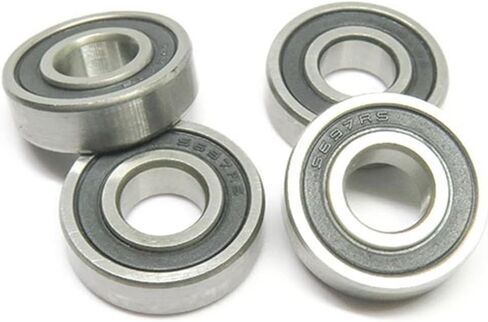 10pcs S696rs تحمل 6x15x5 696rs من الفولاذ المقاوم للصدأ تحمل S696 2RS محمل كرة أخدود عميق 6 * 15 * 5 693 694 695 697 698 RS 2RS (S697-2RS 7x17mmm) in Saudi Arabia