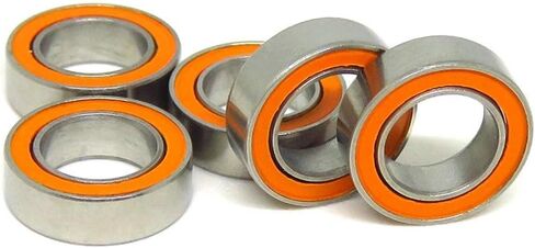 10pcs SMR74 2RS 4x7x2.5 Hybrid Ceramic Bearing MR74 SMR74C 2OS CB 4 * 7 * 2.5MM محمل كرة سيراميك من الفولاذ المقاوم للصدأ (SMR95C-2OS 5X9X3MM) in Saudi Arabia