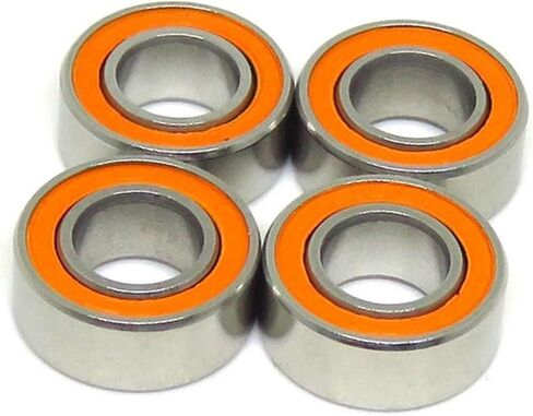 10pcs SMR74 2RS 4x7x2.5 Hybrid Ceramic Bearing MR74 SMR74C 2OS CB 4 * 7 * 2.5MM محمل كرة سيراميك من الفولاذ المقاوم للصدأ (SMR95C-2OS 5X9X3MM) in Saudi Arabia