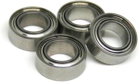 10pcs smr95zz Bearing 5x9x3mm abeC7 محمل الكرة غير القابل للصدأ 5 * 9 * 3mm MR95Z SMR95Z SMR95 ZZ L950ZZ (SMR115Z 5X11X4MM) in Saudi Arabia