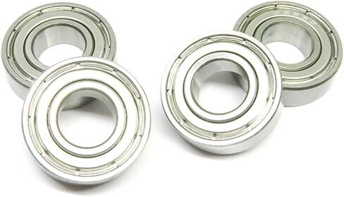 10pcs S694zz Bearing 4x11x4 من الفولاذ المقاوم للصدأ تحمل S694Z L1140ZZ Deep Groove Ball محمل 4 * 11 * 4 S619/4ZZ SR1140ZZ 693 695 696 (S698ZZ 8x19x6mm) in Saudi Arabia