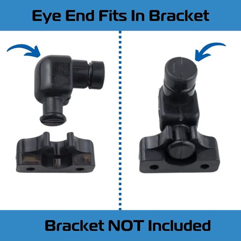 EZ-Xtend Bimini Top Internal Eye Ends 90 Degree - Nylon Bimini Top Hardware (Natural - Internal Eye Ends - Pair) in Kuwait