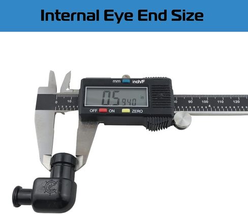 EZ-Xtend Bimini Top Internal Eye Ends 90 Degree - Nylon Bimini Top Hardware (Natural - Internal Eye Ends - Pair) in Kuwait
