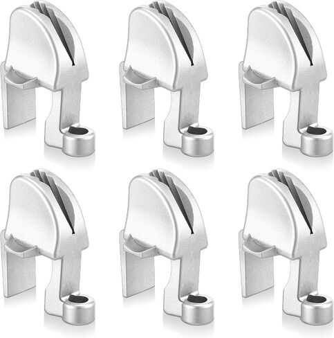 6 PCS BOAT FENDER CLIPS قابلة للتعديل قارب قارب مربع مرابط سكة الحديد بدلات من 1/4 إلى 3/8 بوصة خط القوارب Fender إكسسوارات القوارب العليا للمصدات in Saudi Arabia
