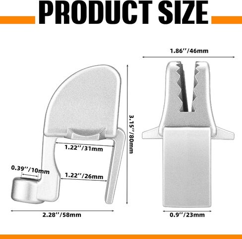 6 PCS BOAT FENDER CLIPS قابلة للتعديل قارب قارب مربع مرابط سكة الحديد بدلات من 1/4 إلى 3/8 بوصة خط القوارب Fender إكسسوارات القوارب العليا للمصدات in Saudi Arabia