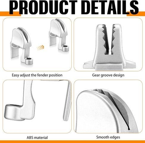 6 PCS BOAT FENDER CLIPS قابلة للتعديل قارب قارب مربع مرابط سكة الحديد بدلات من 1/4 إلى 3/8 بوصة خط القوارب Fender إكسسوارات القوارب العليا للمصدات in Saudi Arabia