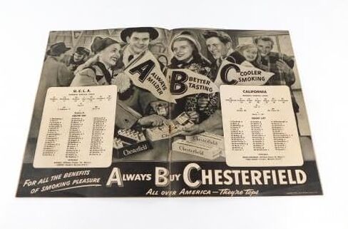 1946 UCLA at California College Football Program 10-19-46 - College Programs in Saudi Arabia