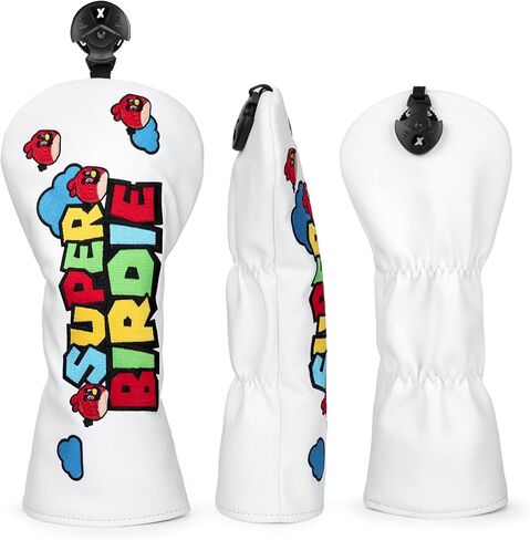 أغلفة رأس نادي الجولف ، وأغلفة سائق الجولف Superi Birdie Design ، وأغطية رأس Fairway Wood و Hybrid مع علامات قابلة للتبديل ، وأغطية نادي Golf Leather المتميزة in Kuwait