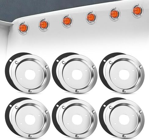 Hocho Watermelon Lights Bracket ، مصابيح البطيخ الفولاذ المقاوم للصدأ مناسبة لتناول أي 4 1/4 '' ، الفولاذ المقاوم للصدأ لذيل RV Truck ، in Kuwait
