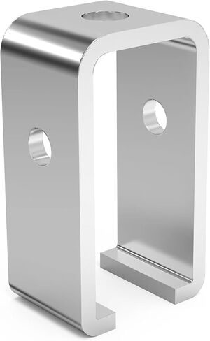 6 Pack Channel Trolley Track Intermediate Support Hanger Bracket for All 1-5/8" Strut Channel, Heavy-Duty Trolley Track Hanger Bracket in Saudi Arabia