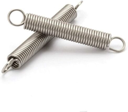 Spring, Tension Spring,Extension Springs, with A Hook Extension Spring, 10pcs/lot 0.5 X 6mm Stainless Steel Tension Spring, Length 15mm to 50mm, Springs Accessories(40mm 10pc) in Kuwait