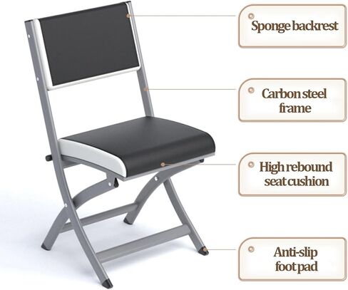 الهواء القابل للطي مريح ، محمولة للبالغين ، Air Conference Air Soft Backrest لحضور ضيوف حفل زفاف المكتب المنزلي in Saudi Arabia