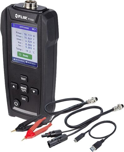 FLIR PV48 - TESTER SOLAR PANES و I -V منحنى مع قياسات درجة الحرارة - مصممة لتقييم الحد الأقصى للطاقة وكفاءة الألواح الشمسية in Saudi Arabia