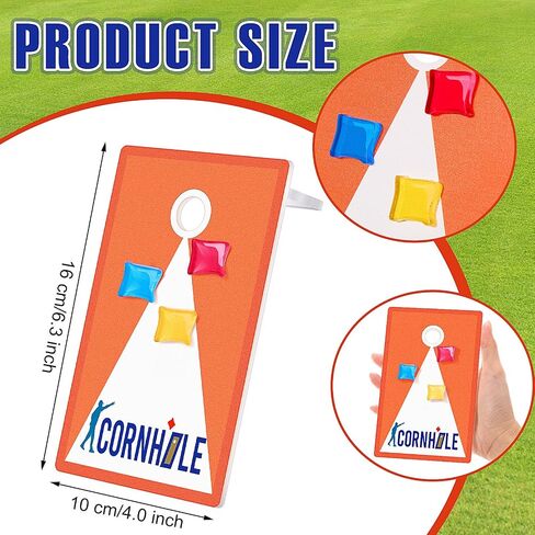 Weysat 4 Pack Cornhole Trophy Acrylic Cornhole Tournament Award Funny Medals Bulk Plaques Team Prize Gifts for Team Events Sports Contest Competition in Saudi Arabia