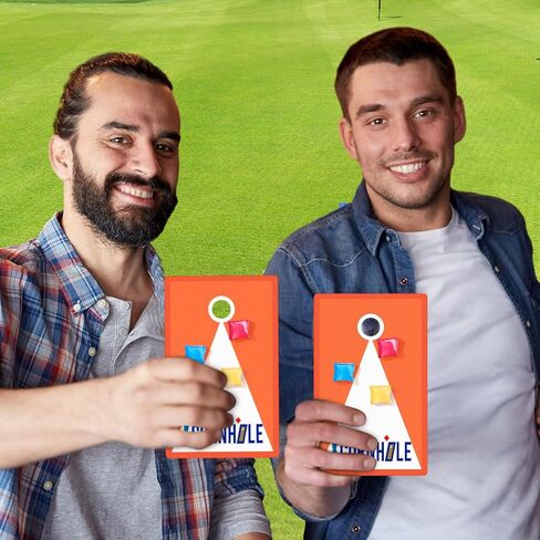 Weysat 4 Pack Cornhole Trophy Acrylic Cornhole Tournament Award Funny Medals Bulk Plaques Team Prize Gifts for Team Events Sports Contest Competition in Saudi Arabia