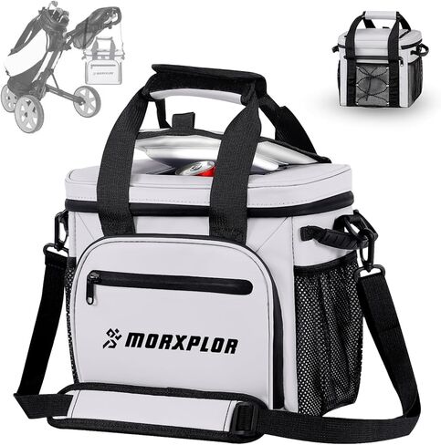 Golf Cart Cooler with Magnetic Lid，12-Can Insulated Soft Cooler Bag Collapsible for Golf Cart,Golf Accessories,Lunch Cooler Insulated Lunch Bag with Adjustable Shoulder Strap in Saudi Arabia