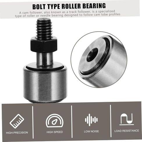 homoyoyo 4pcs الترباس إبرة المحامل كام أتباع Neddle Roller صلابة عالية دقة عالية لأداة الآلة والروبوت in Saudi Arabia