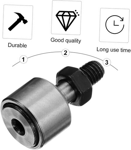 homoyoyo 4pcs الترباس إبرة المحامل كام أتباع Neddle Roller صلابة عالية دقة عالية لأداة الآلة والروبوت in Saudi Arabia