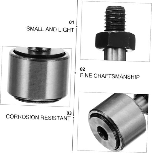 homoyoyo 4pcs الترباس إبرة المحامل كام أتباع Neddle Roller صلابة عالية دقة عالية لأداة الآلة والروبوت in Saudi Arabia