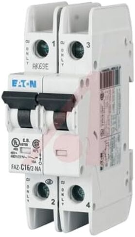 Eaton Faz-C2/2-Na ، 2 Amp-Pole C-Curve UL 489 قاطع دائرة مصغرة in Saudi Arabia