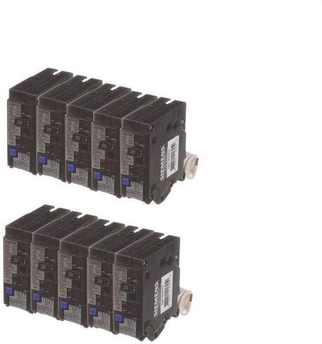 Siemens 20 أمبير قطب واحد القاطعات AFCI Circuit Breakers (10 حزمة) in Saudi Arabia
