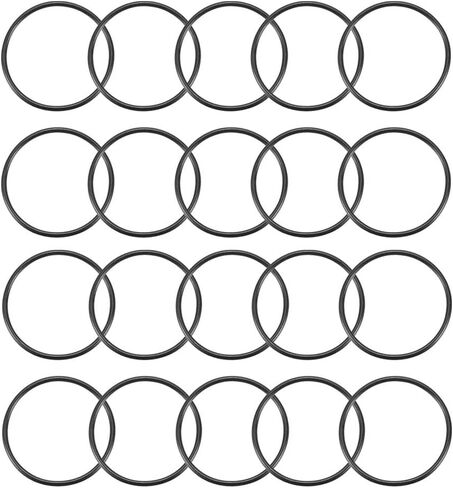 uxcell nitrile rrings o-reings ، 31mm OD 28mm id 1.5mm width ، metric sealing gasket ، حزمة 20 in Saudi Arabia