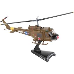 Daron Worldwide Trading Postage Stamp UH-1 Huey MEDEVAC US Army Vehicle (1/87 Scale) in Kuwait