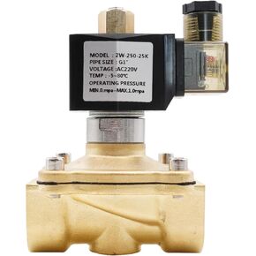 Brass normally open solenoid valve G3/8" to G2" NBR EPDM VITON seal AC220V DC12V 24V IP65 high temperature resistant water valve(AC 380V-EPDM) in Kuwait