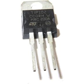 10pcs Tip102 Tip105 Tip107 To-220 PNP/NPN قناة دارلينجتون ترانسستور 60V/100V 8A (TIP107) in Saudi Arabia