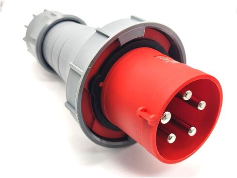 IEC60309 الموصل الصناعي 125A 380-415V Plug 5 PIN PIN مقاوم للماء IP67 in Saudi Arabia