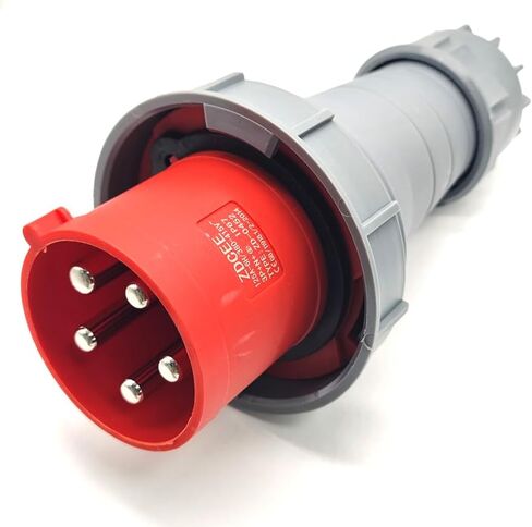 IEC60309 الموصل الصناعي 125A 380-415V Plug 5 PIN PIN مقاوم للماء IP67 in Saudi Arabia