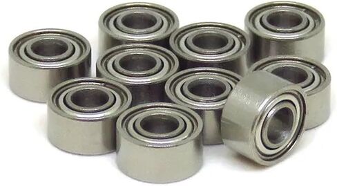 10Pcs 2x5x2.5 SMR52ZZ Stainless Steel Bearings MR52 SMR52 Z ZZ L520ZZ RC Bearing 2 * 5 * 2.5 Reel Bearing(SMR104Z 4x10x4mm) in Saudi Arabia