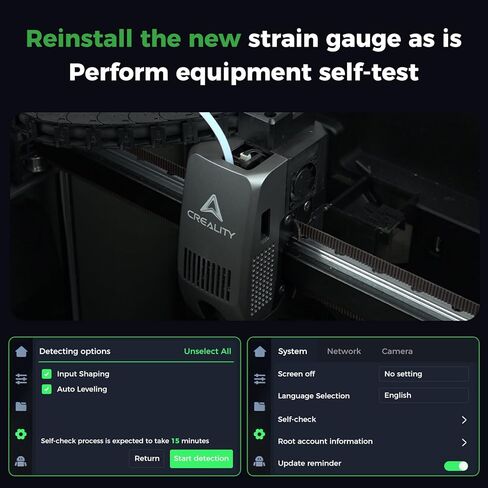 Creality K2 Plus Strain Gauge Official 3D Printer Bed Leveling Module for Creality K2, K2 Pro, K2 Plus Auto Leveling Stress Sensor Gear for K2 / K2 Pro/ K2 Plus in Saudi Arabia