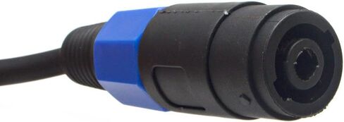 Seismic Audio - 2 Pack - 1/4" TS Male to Speakon Adapter Patch Speaker Cable in Saudi Arabia
