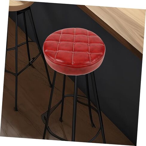 Round PU Chair Seat Replacement Cushion Soft Sponge Bar Stool Pad for Home Kitchen Detachable and Easy to Clean Anti-Slip Design in Saudi Arabia