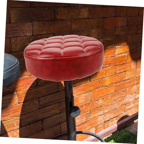 Round PU Chair Seat Replacement Cushion Soft Sponge Bar Stool Pad for Home Kitchen Detachable and Easy to Clean Anti-Slip Design in Saudi Arabia