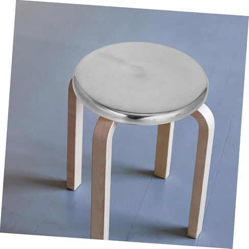 Amosfun Versatile Stainless Steel Stool Seating Part Round Chair Seat Pad Bar Stool Supply in Saudi Arabia