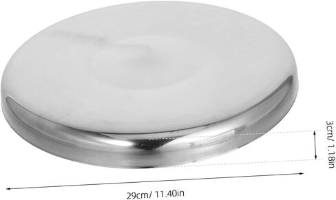 Amosfun Versatile Stainless Steel Stool Seating Part Round Chair Seat Pad Bar Stool Supply in Saudi Arabia